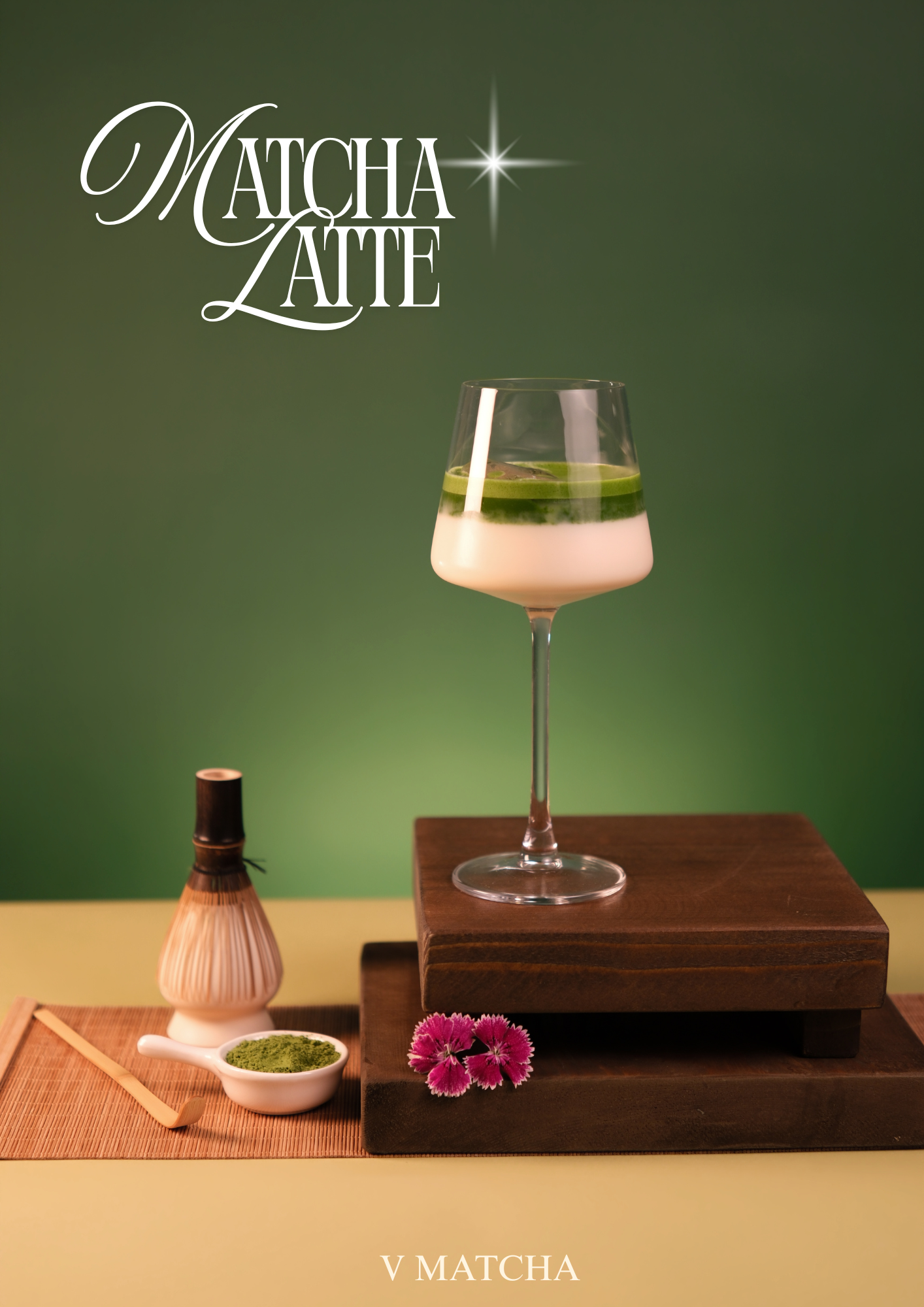 Matcha Latte — ceremonial matcha with steamed milk